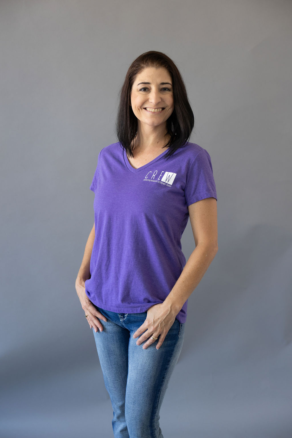 woman smiling in the outdoors